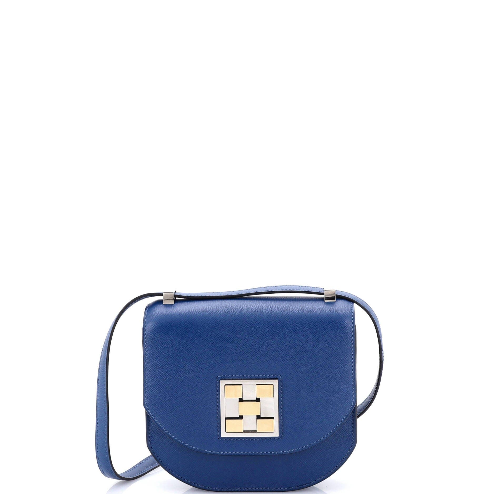 Pre-Owned Hermes Mosaique au 24 Bag Madame 17, Main, color, Deep Blue