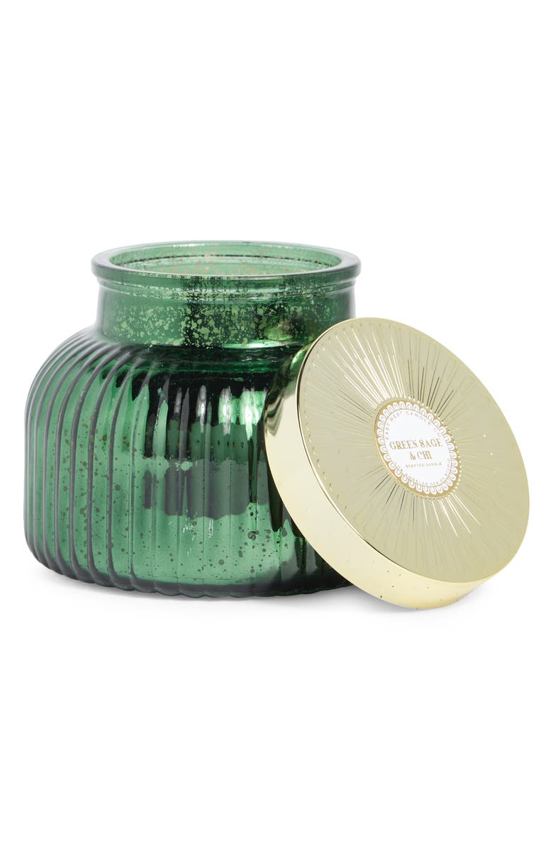 PORTOFINO CANDLES Green Sage & Chi Garden Jar Candle, Main, color, Green Sage And Chi