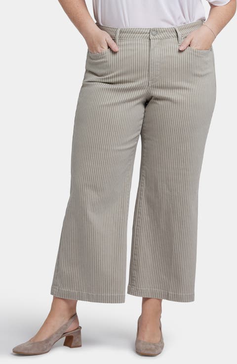 Teresa Ankle Wide Leg Jeans (Plus)