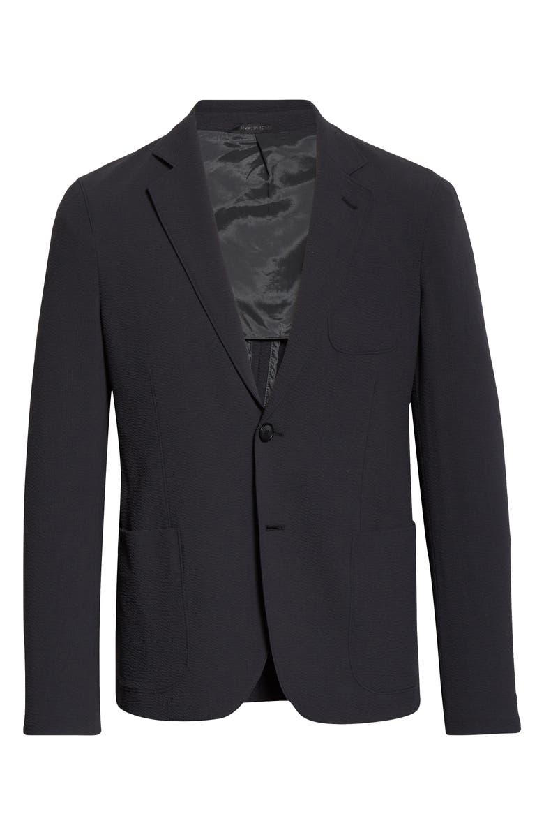 Giorgio Armani Upton Stretch Wool Seersucker Sport Coat, Alternate, color, 