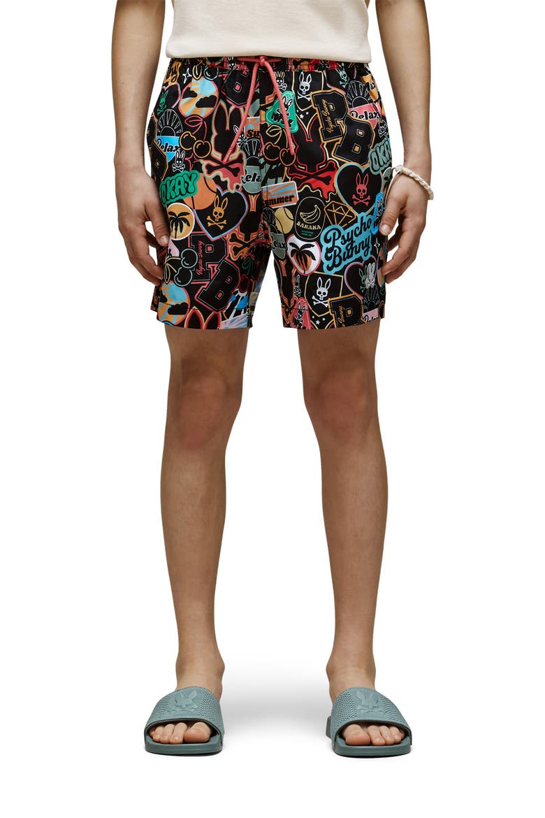 Kids' Marco Swim Trunks, Alternate, color, BLACK