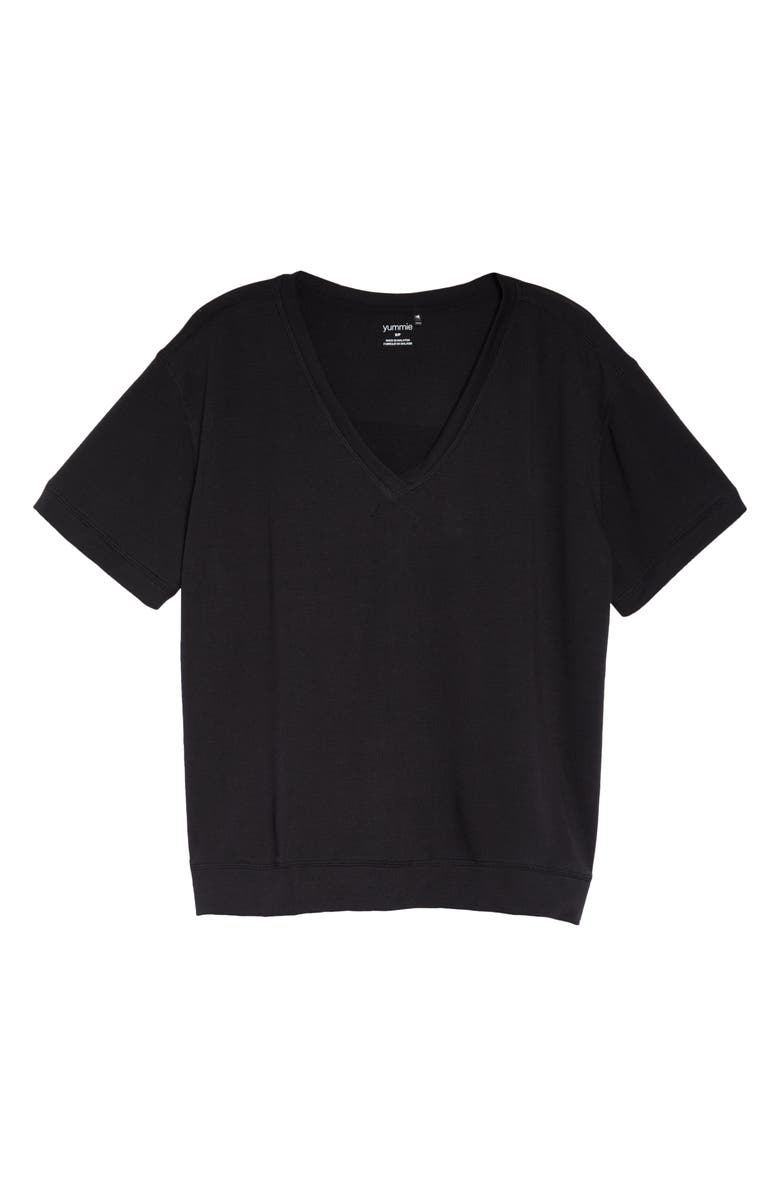 Yummie V-Neck T-Shirt, Alternate, color,