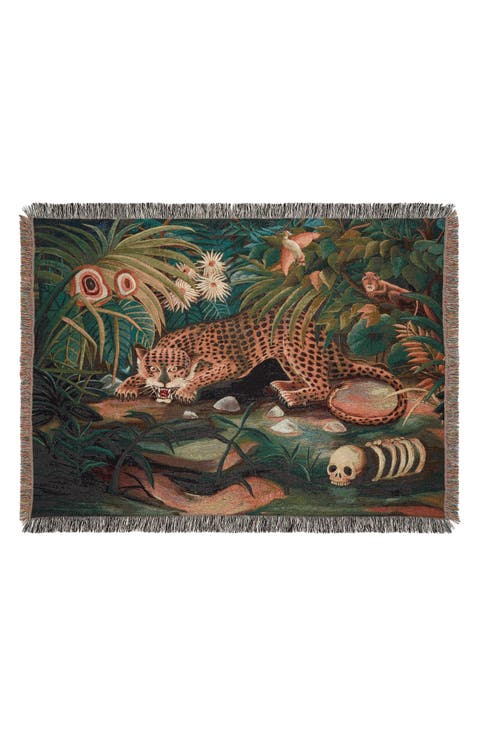 Jungle Print Organic Cotton Ceremonial Blanket