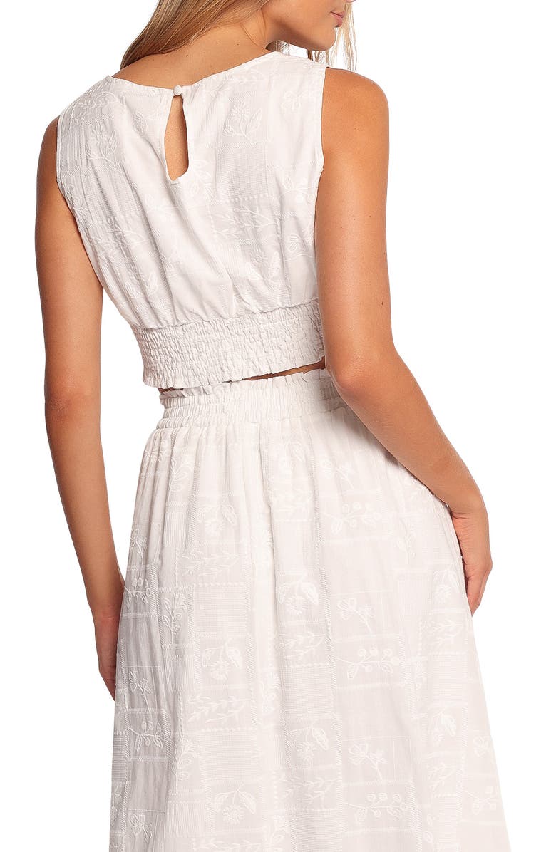 Petal & Pup Kimora Cotton Crop Tank, Alternate, color, White