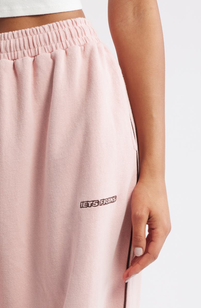 Iets Frans Harri Cotton Wide Leg Sweatpants, Alternate, color, Ballet Pink