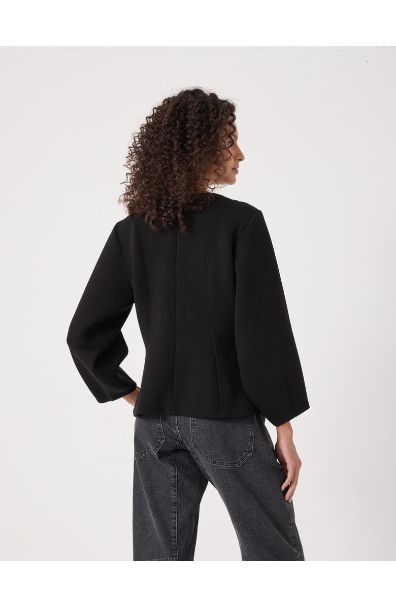 Hush Seam Detail Smart Jersey Top, Alternate, color, Black