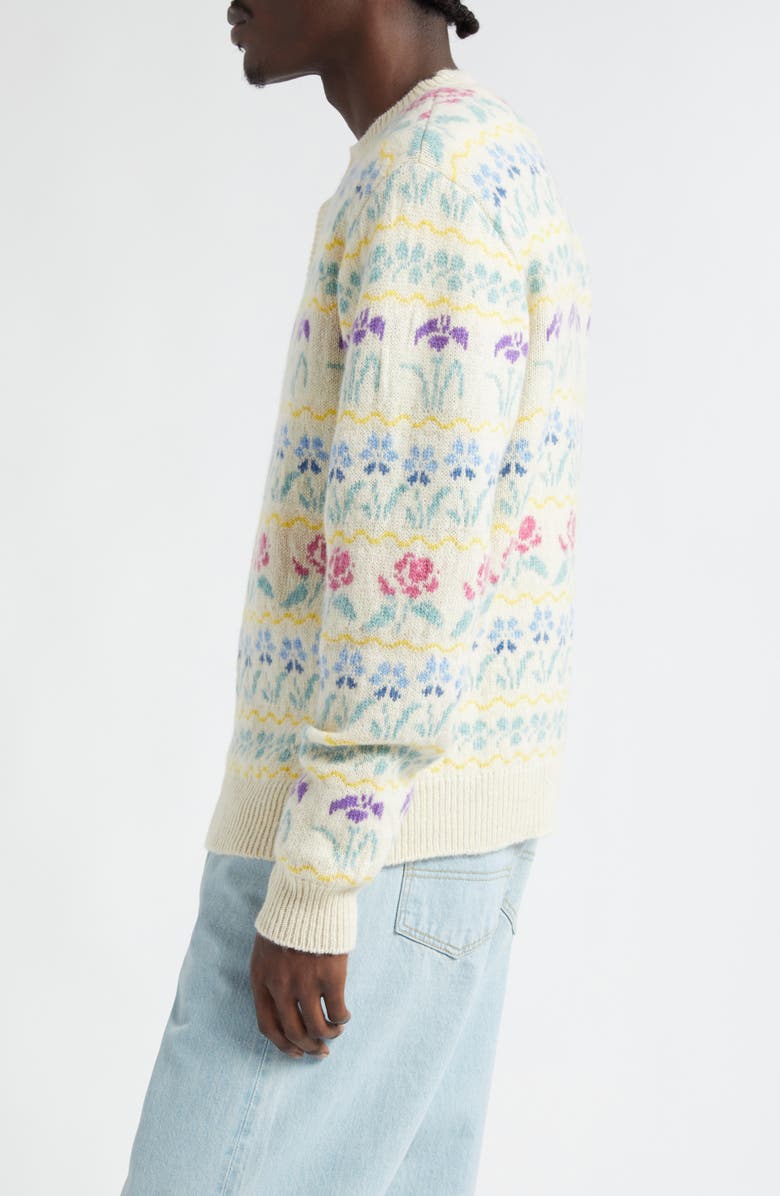 Noah Floral Jacquard Shetland Wool Cardigan | Nordstrom