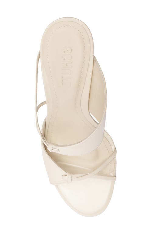 Schutz Jasmine Slide Sandal In White