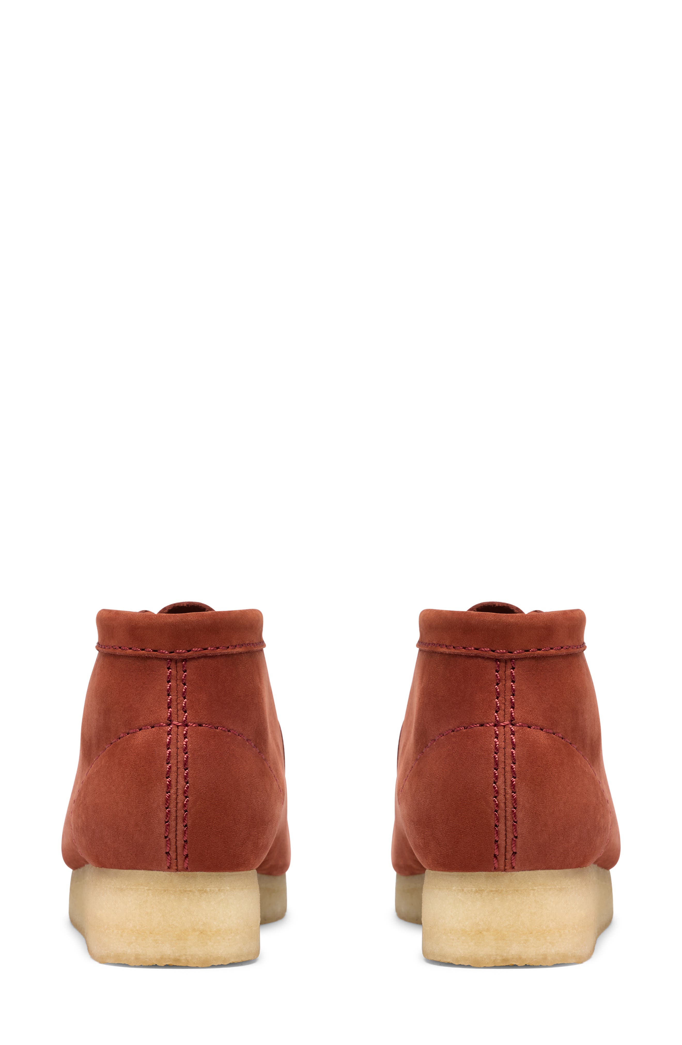 Wallabee Chukka Boot, Alternate, color, RED NUBUCK