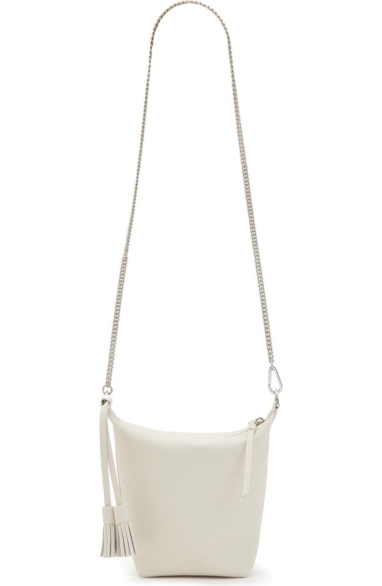 AllSaints Evaline Tassle Crossbody, Main, color,
