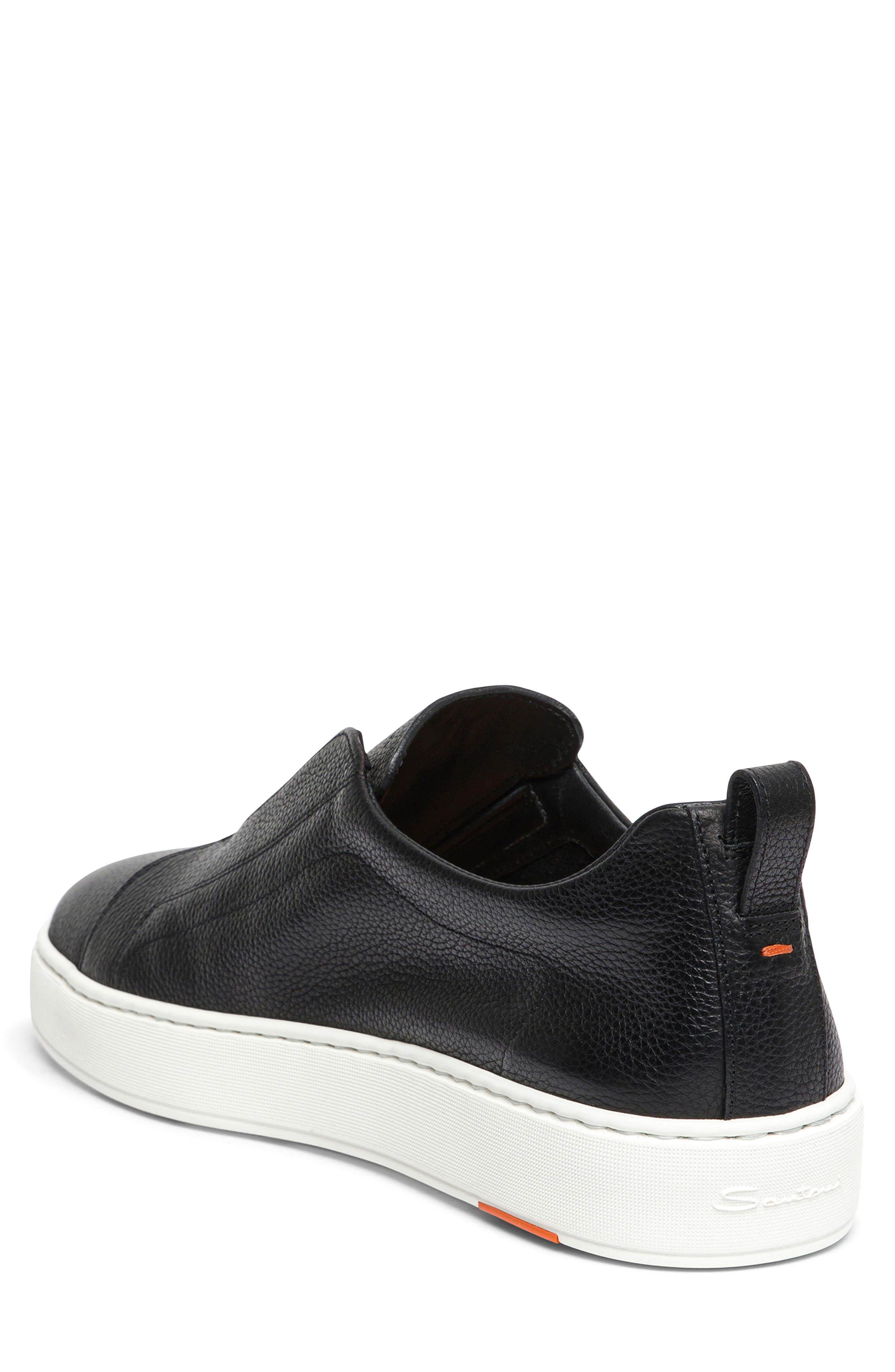 Victory Laceless Slip-On Sneaker, Alternate, color, BLACK