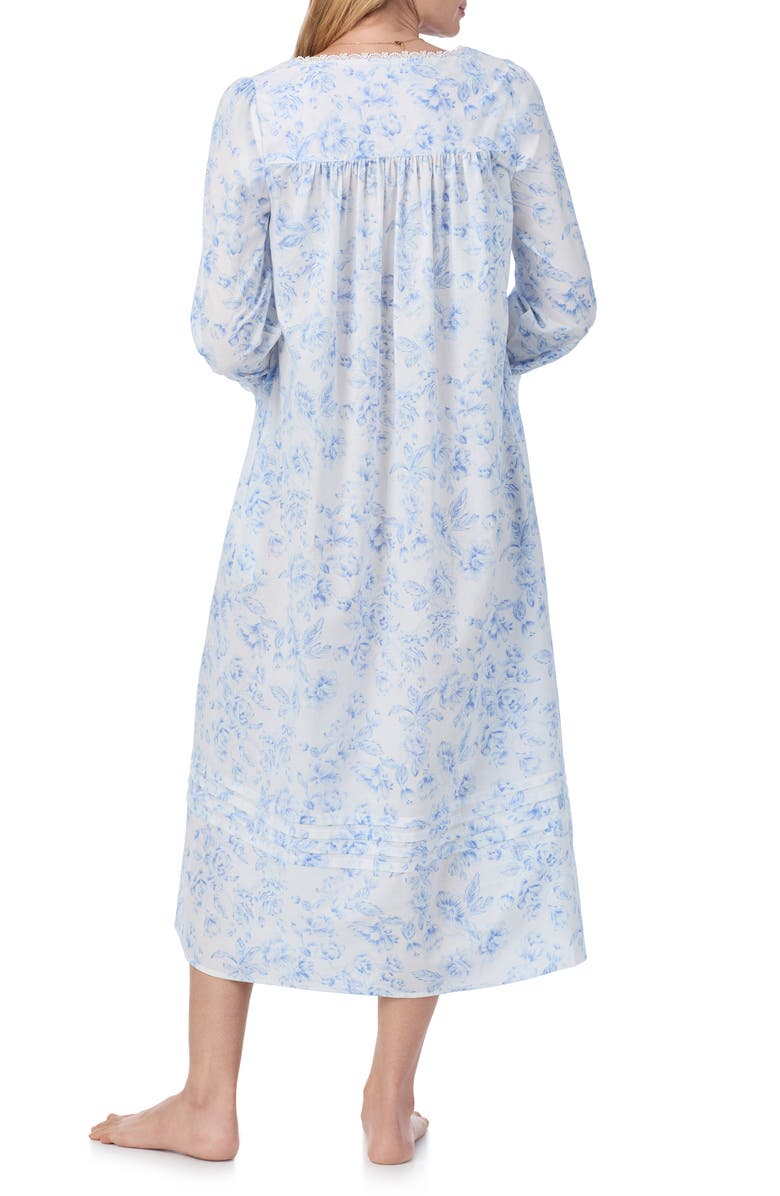 Eileen West Long Sleeve Cotton Lawn Ballet Nightgown, Alternate, color,