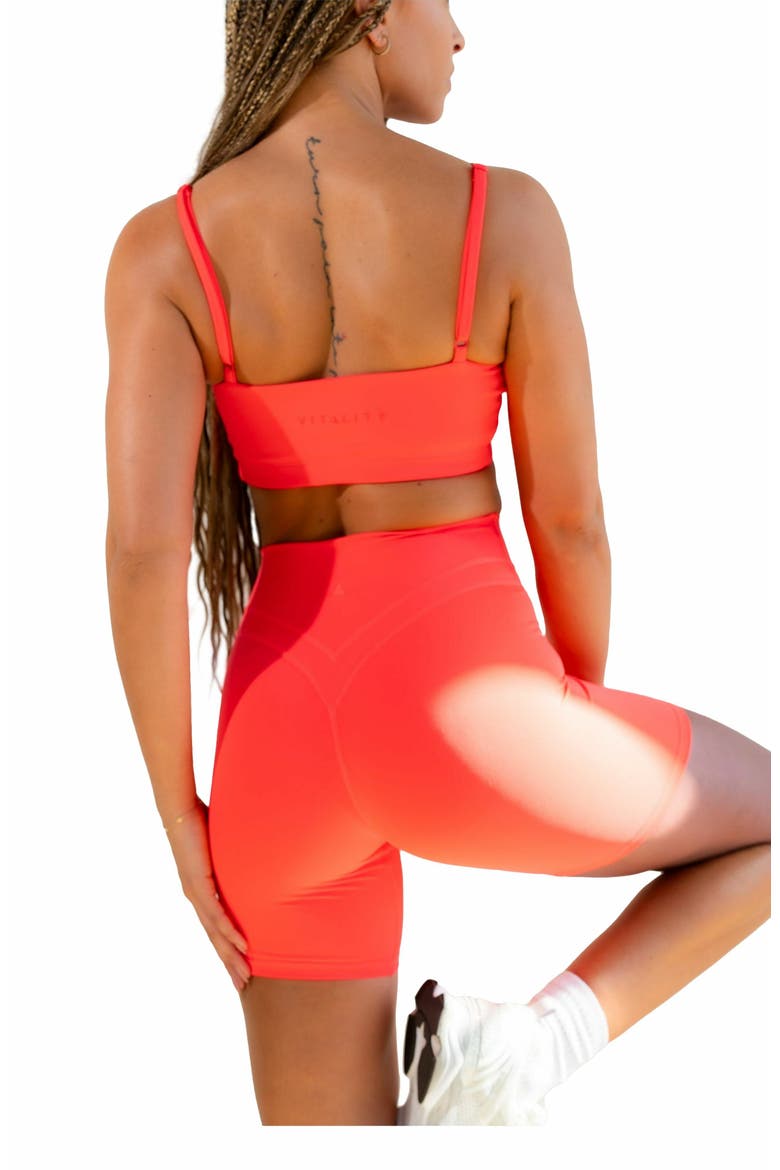 Pulse Volley Short, Alternate, color, Neon Coral