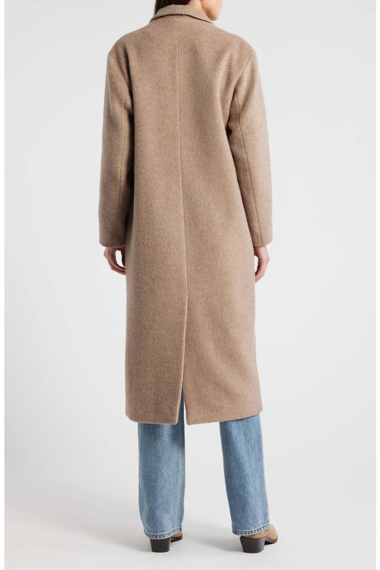 Opera Wool Blend Coat, Alternate, color, HEATHER LATTE