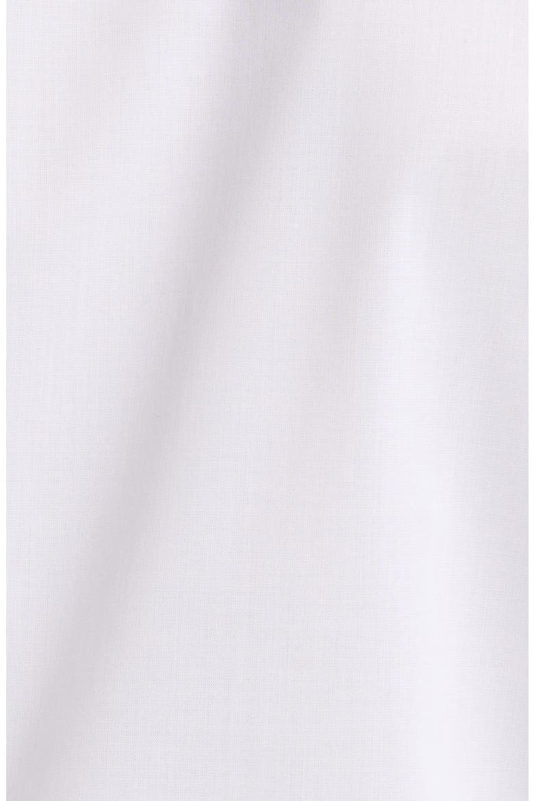 Trim Fit Solid Cotton Blend Dress Shirt, Alternate, color, WHITE