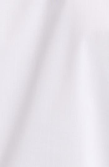 Solid Cotton Blend Dress Shirt