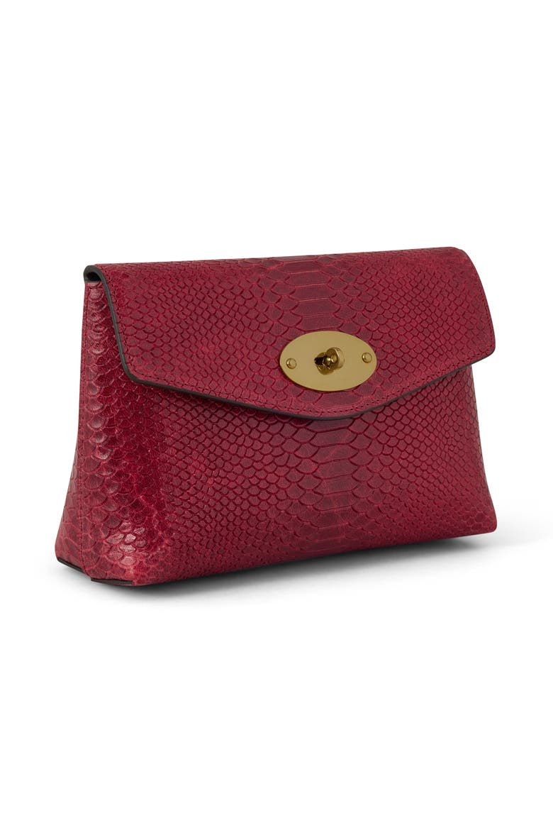 Darley Cosmetic Pouch, Alternate, color, Apple Red