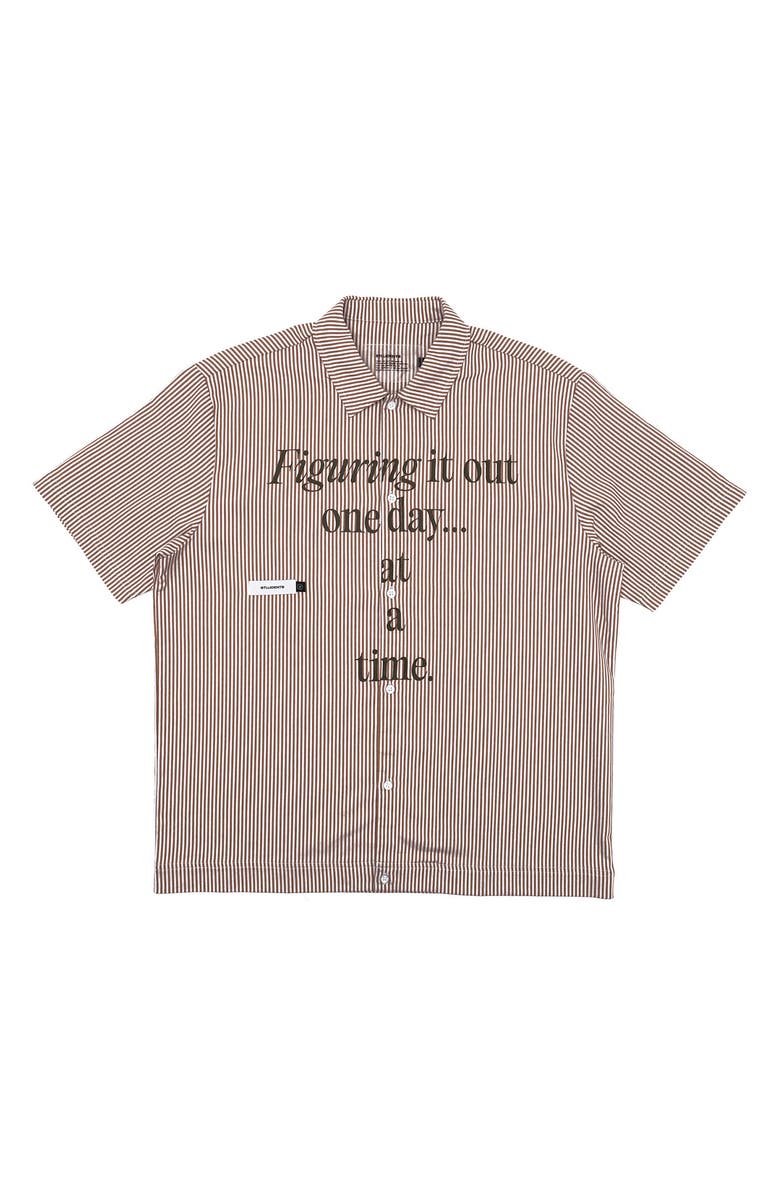 STUDENTS Reymon Stripe Short Sleeve Button-Up Shirt, Main, color,