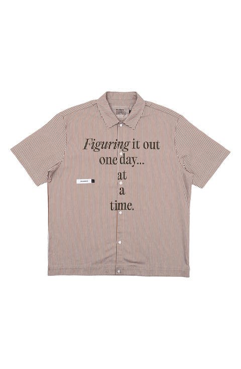 Reymon Stripe Short Sleeve Button-Up Shirt