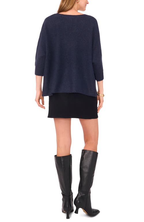 Vince Camuto Dolman Sleeve Sweater In Blue