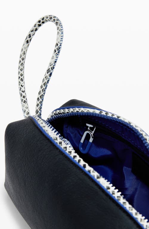 Desigual Faux Leather Clutch In Black