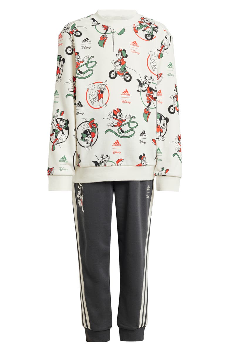 adidas Originals x Disney Kids' Mickey & Friends Sweatshirt & Joggers Set, Main, color,