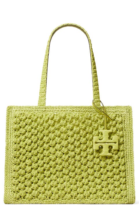 Ella Hand Crochet Straw Bag