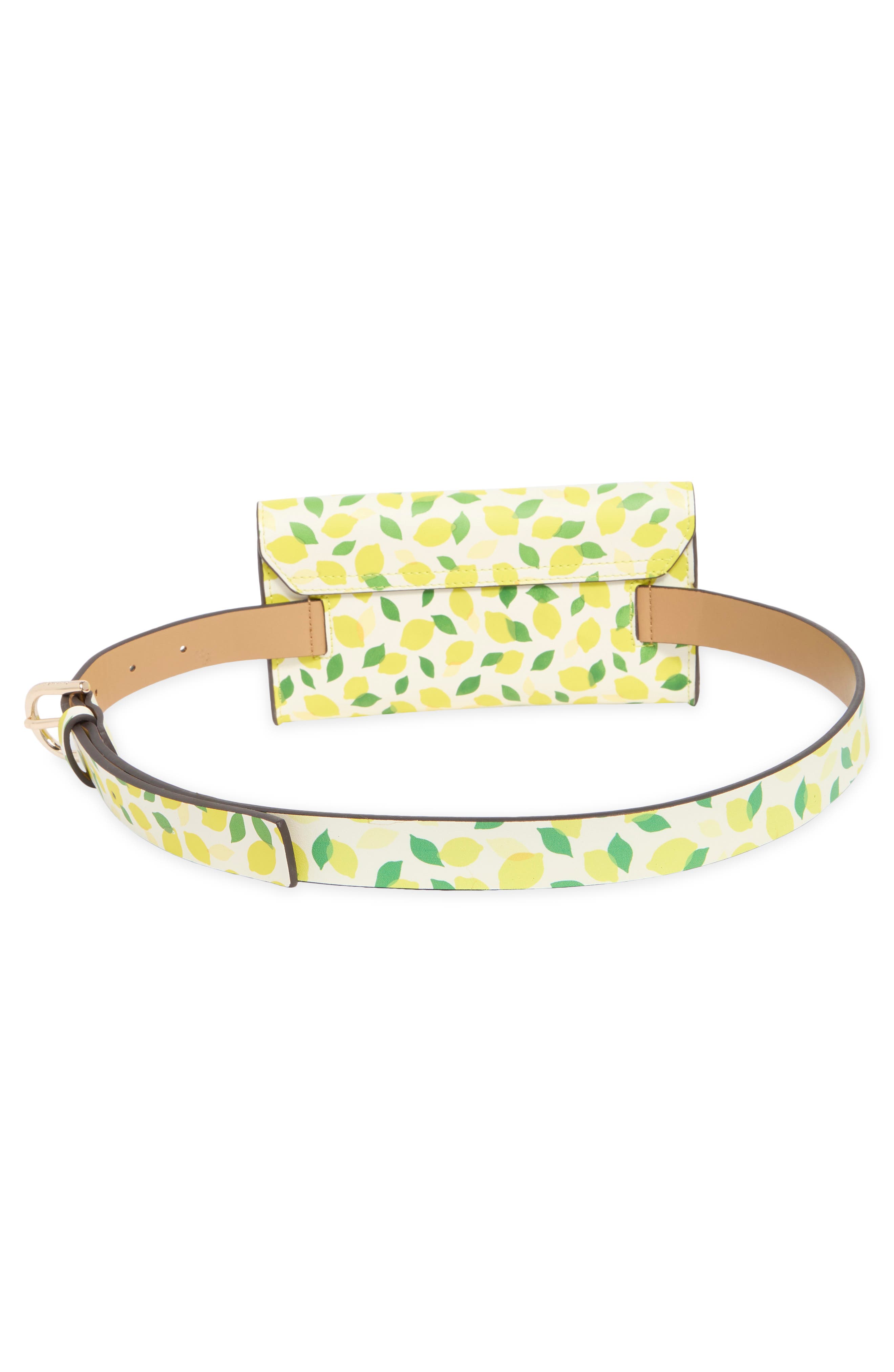 Kate Spade New York lemon toss belt bag, Alternate, color, 