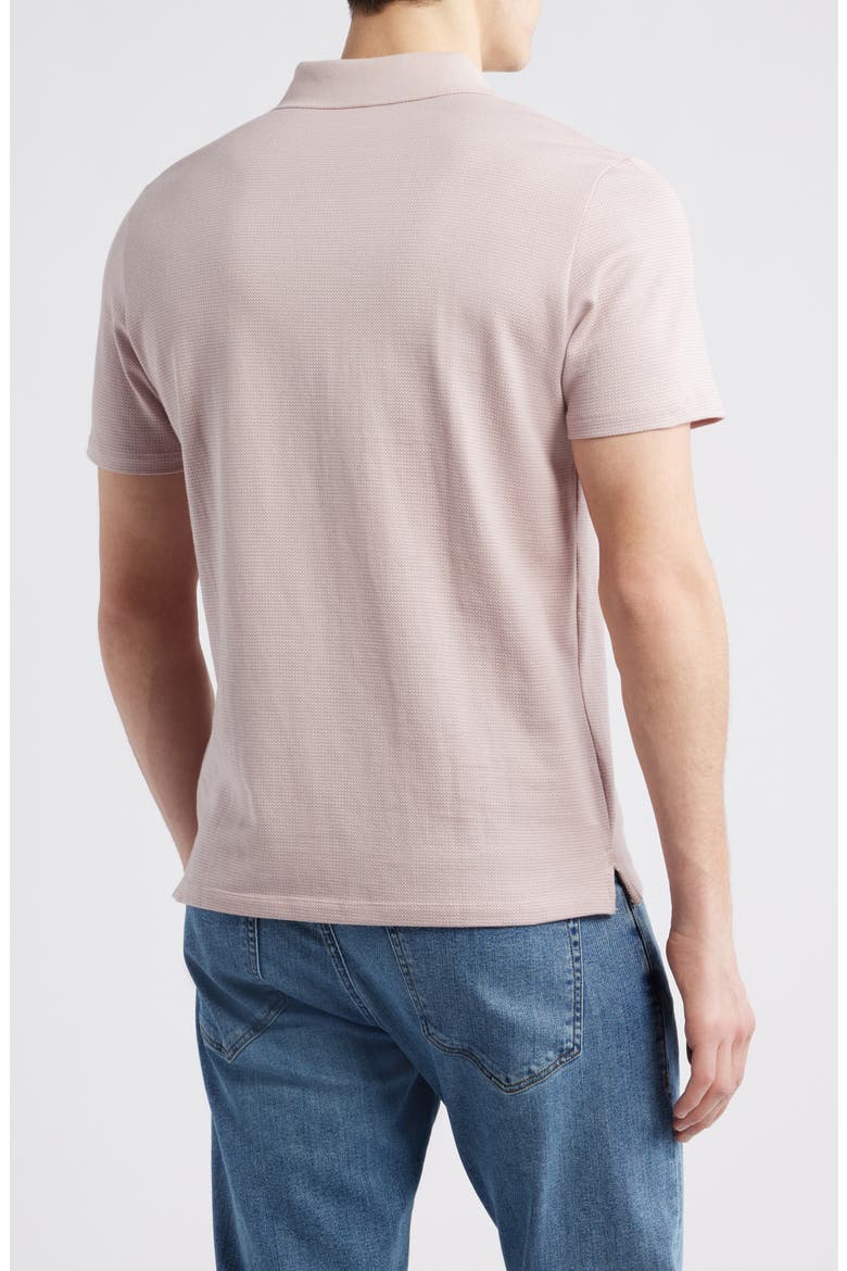 Modesto Race Stripe Cotton Polo, Alternate, color, LIGHT PINK