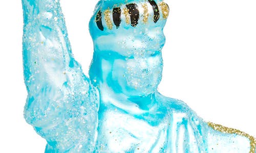 The Whitehurst Company Statue Of Liberty Glass Ornament In Multi