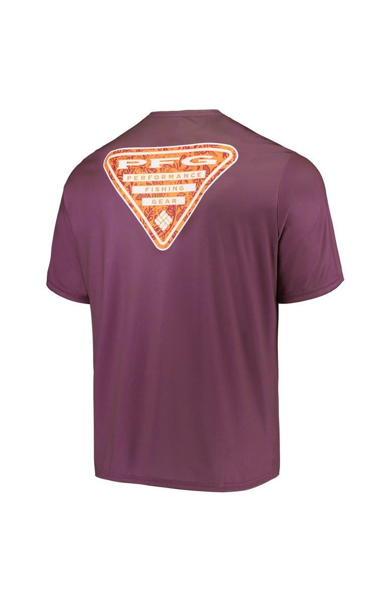 Columbia Men's Columbia Maroon Virginia Tech Hokies Terminal Tackle Omni-Shade T-Shirt, Alternate, color,