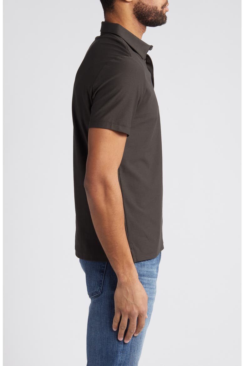Hickman Short Sleeve Polo Shirt, Alternate, color, CANNON