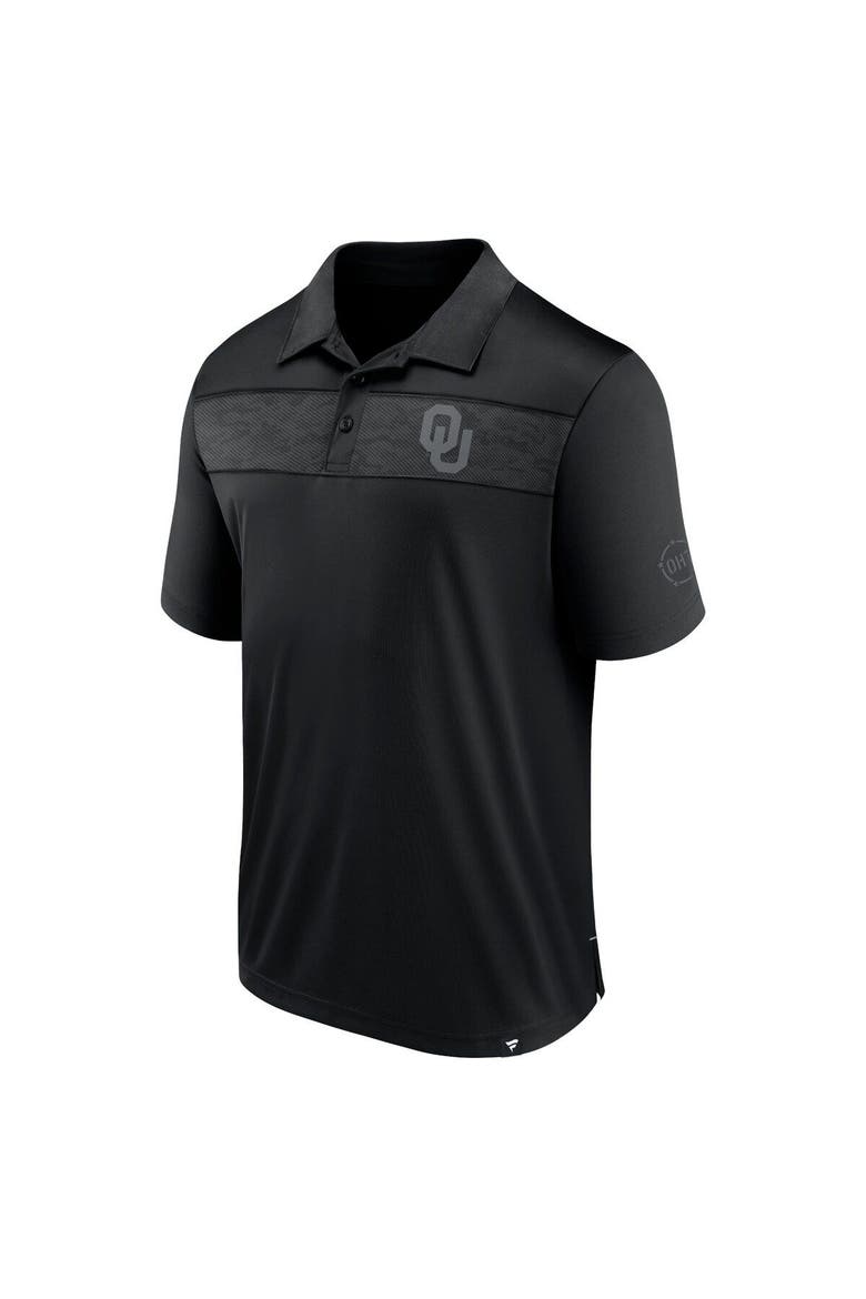 Men's Fanatics Branded  Black Oklahoma Sooners OHT Military Appreciation Polo, Alternate, color, Black
