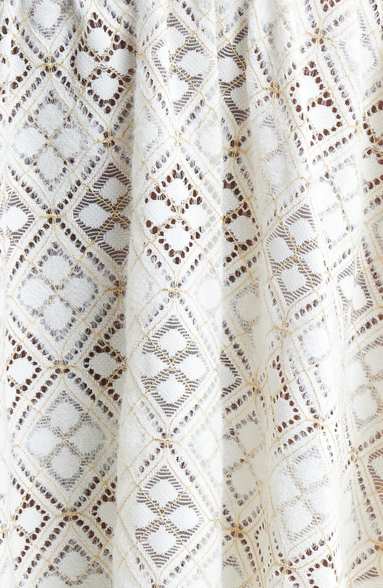 KILO BRAVA Lace Babydoll Chemise, Alternate, color, Shell White