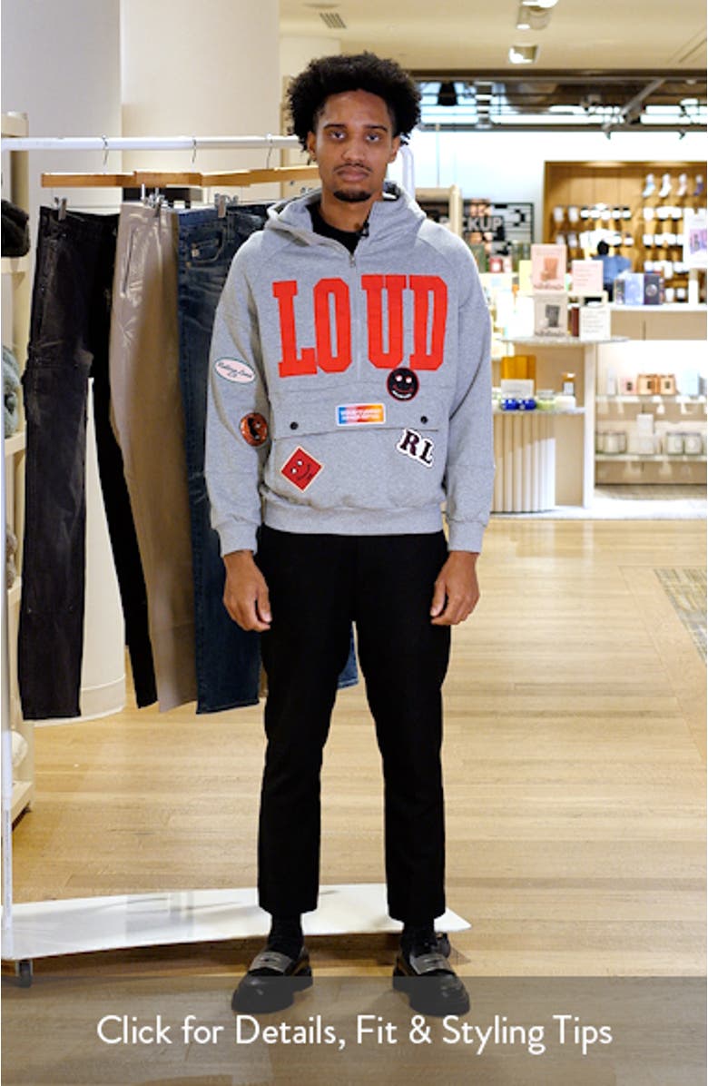 Patched Up Half Zip Hoodie, sales video thumbnail