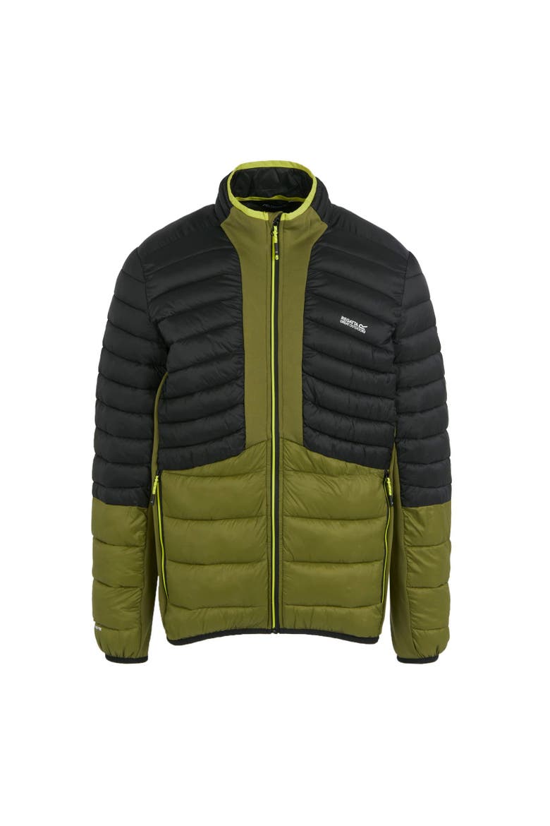 Leedre Colour Block Hybrid Jacket, Main, color, Nephrite Green and Black