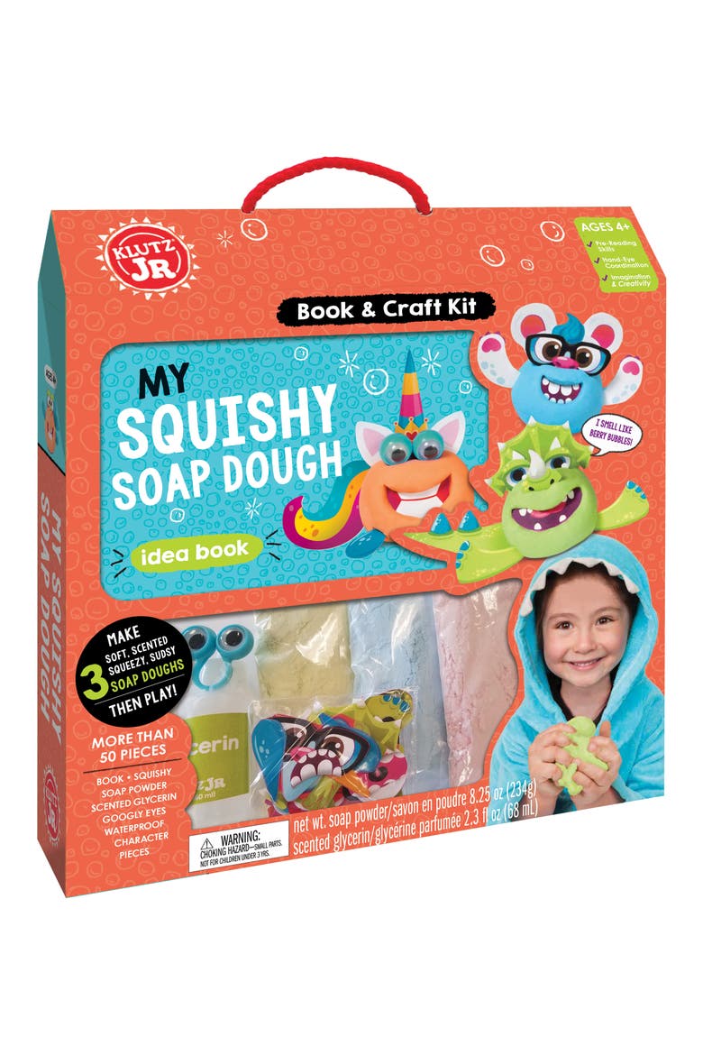 My Squishy Soap Dough Kit, Main, color, MULTI