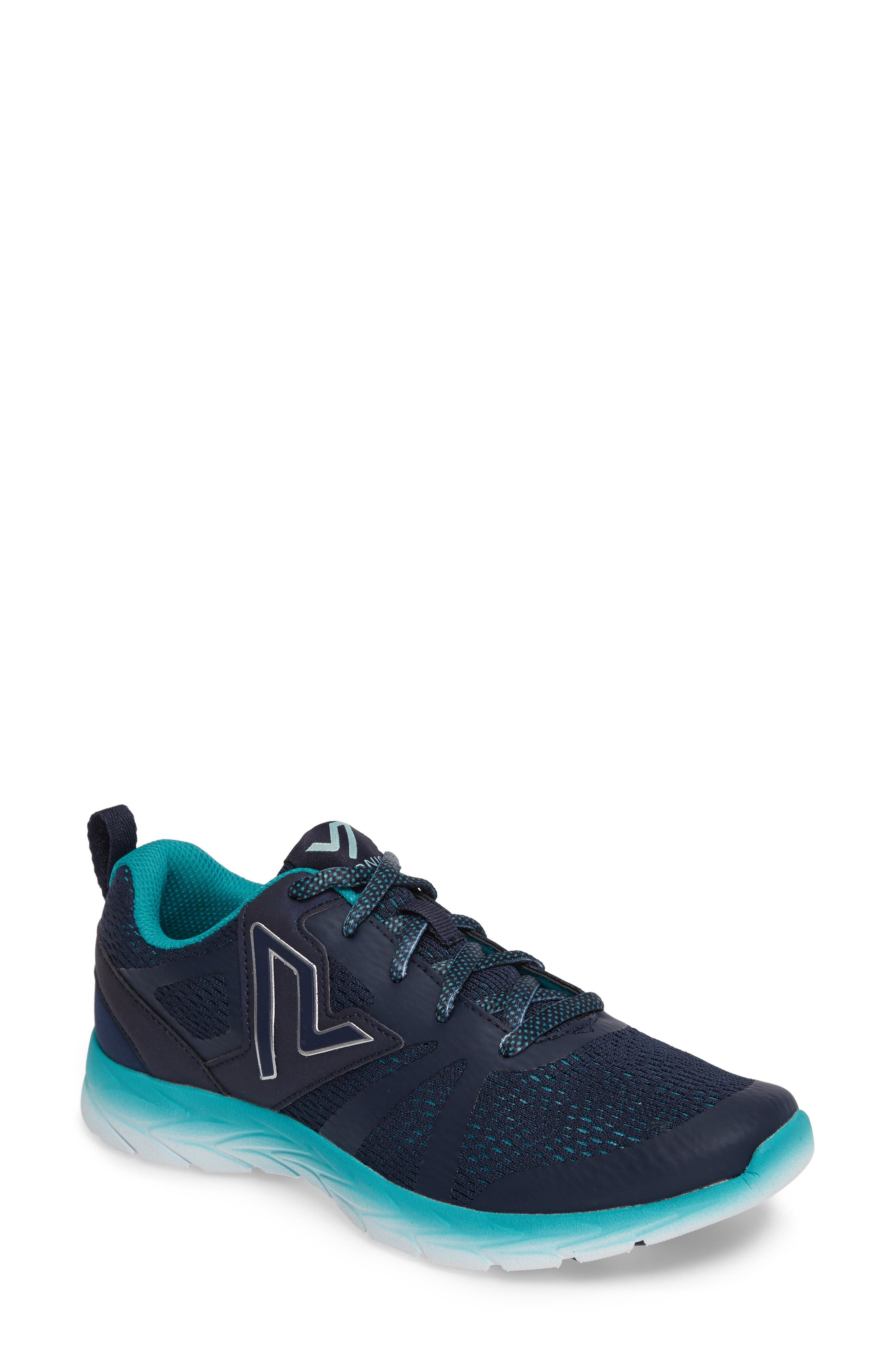 Brisk Miles Sneaker, Main, color, BLUE TEAL FABRIC