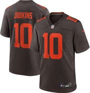 Nike Men's Nike Quinshon Judkins Brown Cleveland Browns Alpha Dawg Game Jersey