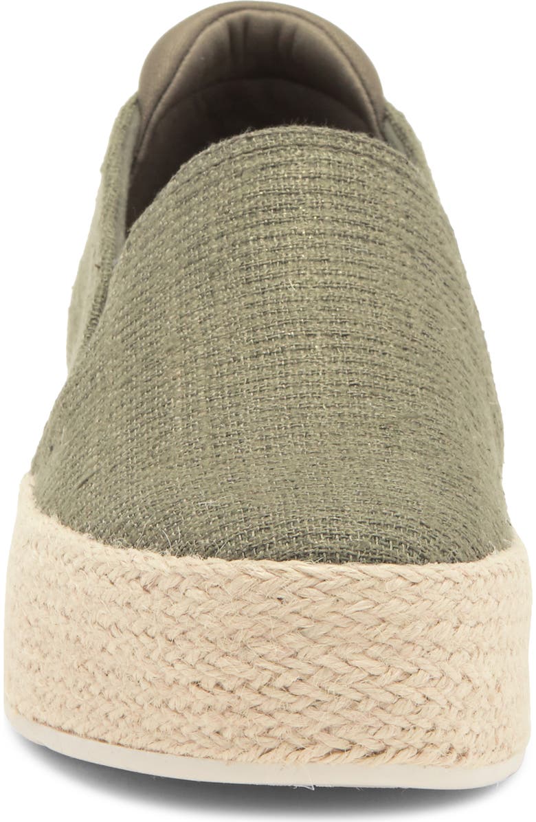 SKECHERS x Martha Stewart BOBS Sesame Slip-On Sneaker, Alternate, color, Olv-Olive