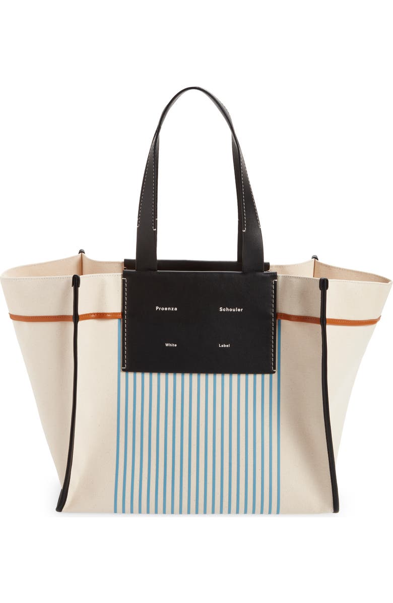 Proenza Schouler White Label X-Large Morris Stripe Tote Bag, Main, color,