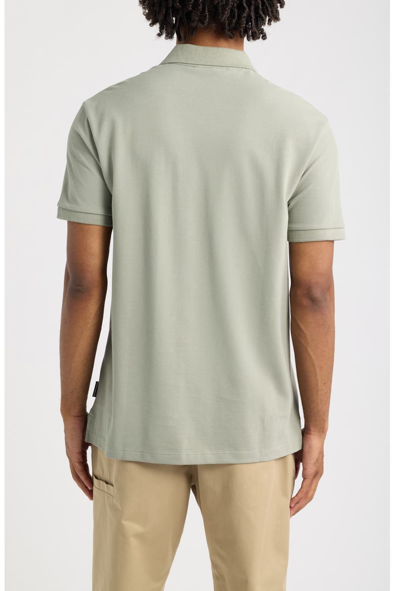 Solid Cotton Polo, Alternate, color, SHADOW