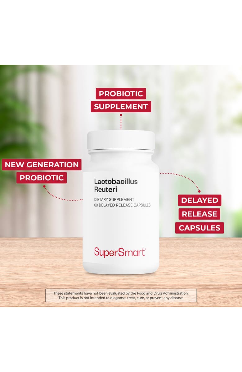 SuperSmart Lactobacillus Reuteri Probiotic Supplement, Alternate, color, NO COLOR