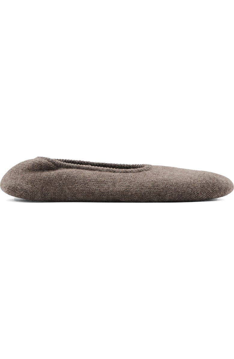 MANGO Chunky Cashmere Slipper, Alternate, color, Medium Brown