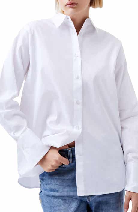 French Connection Alexis Cotton Poplin Button-Up Shirt