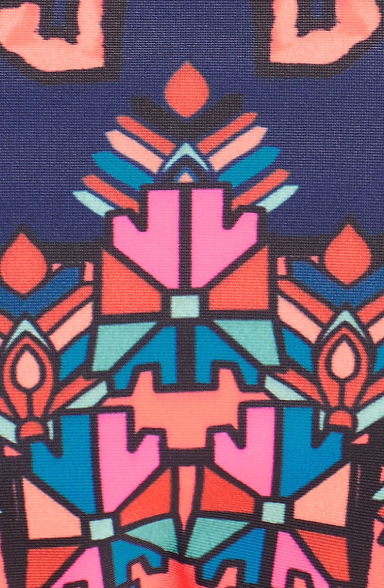 Mara Hoffman Ruched Cheeky Bikini Bottoms, Alternate, color, 