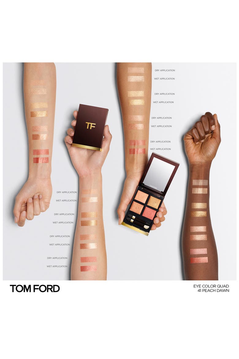Eye Color Quad Eyeshadow Palette, Alternate, color, PEACH DAWN
