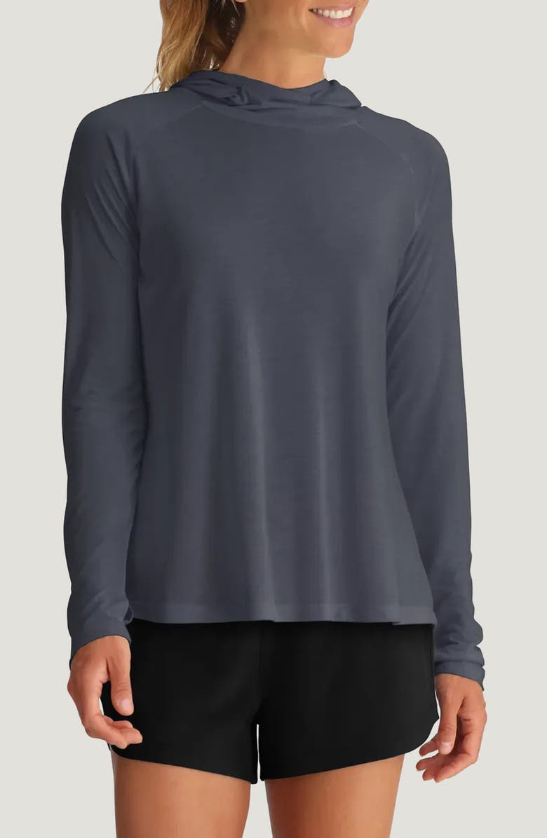 Free Fly Lightweight Performance II Hoodie, Main, color, Storm Cloud