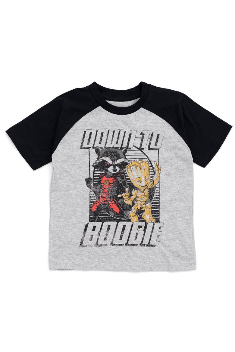 Guardians of the Galaxy 2-Piece T-Shirt Set, Alternate, color, Groot Rocket Green