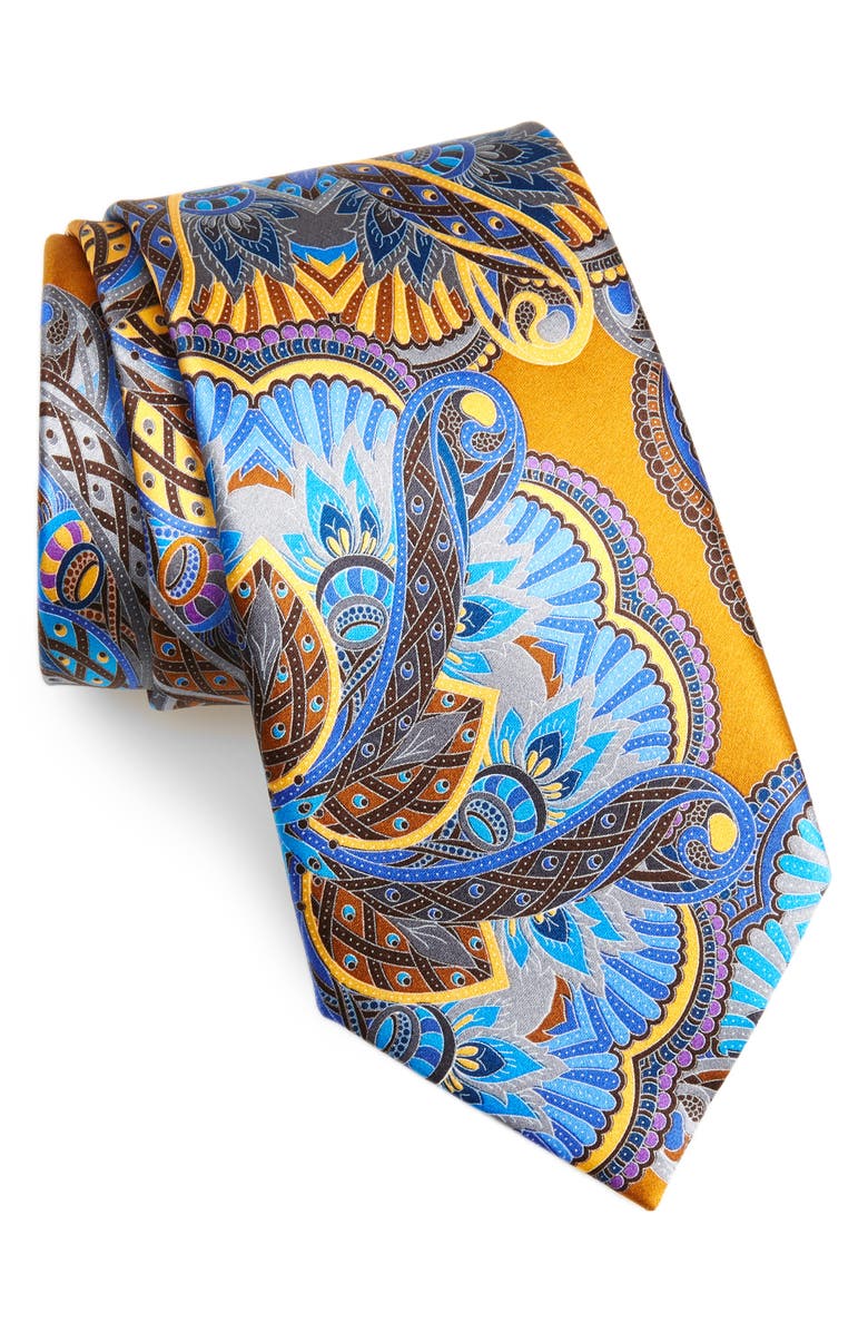 ZEGNA Ermenegildo Zegna Quindici Silk Tie, Main, color,